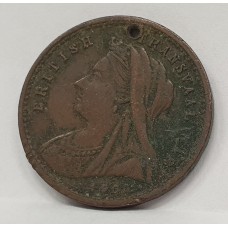 GREAT BRITAIN UK 1899-1900 . STROKES and SONS . MEDAL